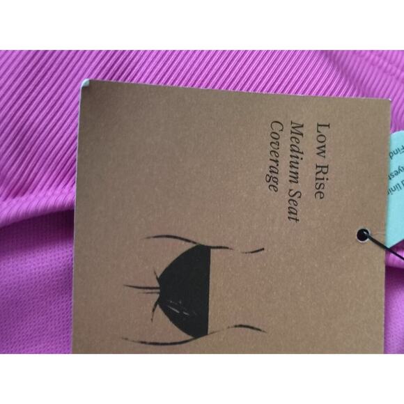 Shade & Shore Bikini Bottom Pink Medium - Picture 4 of 5